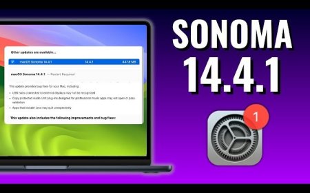 Mac OS Sonoma 14.4.1, What's New?